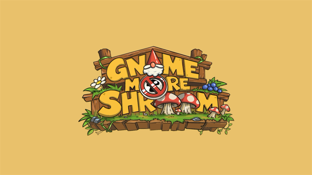Gnome More Shrooms game logo